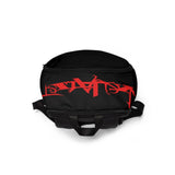 Detroit RED - Unisex Fabric Backpack(BLACK)
